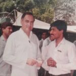 With Mr. Rajiv Gandhi, Prime Minister of India